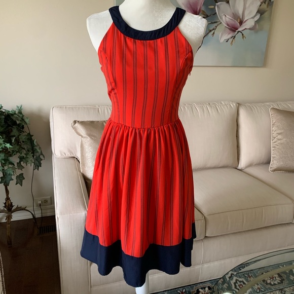 Yellow Star Dresses & Skirts - Yellow Star Halter Style Fit & Flair Summer Dress